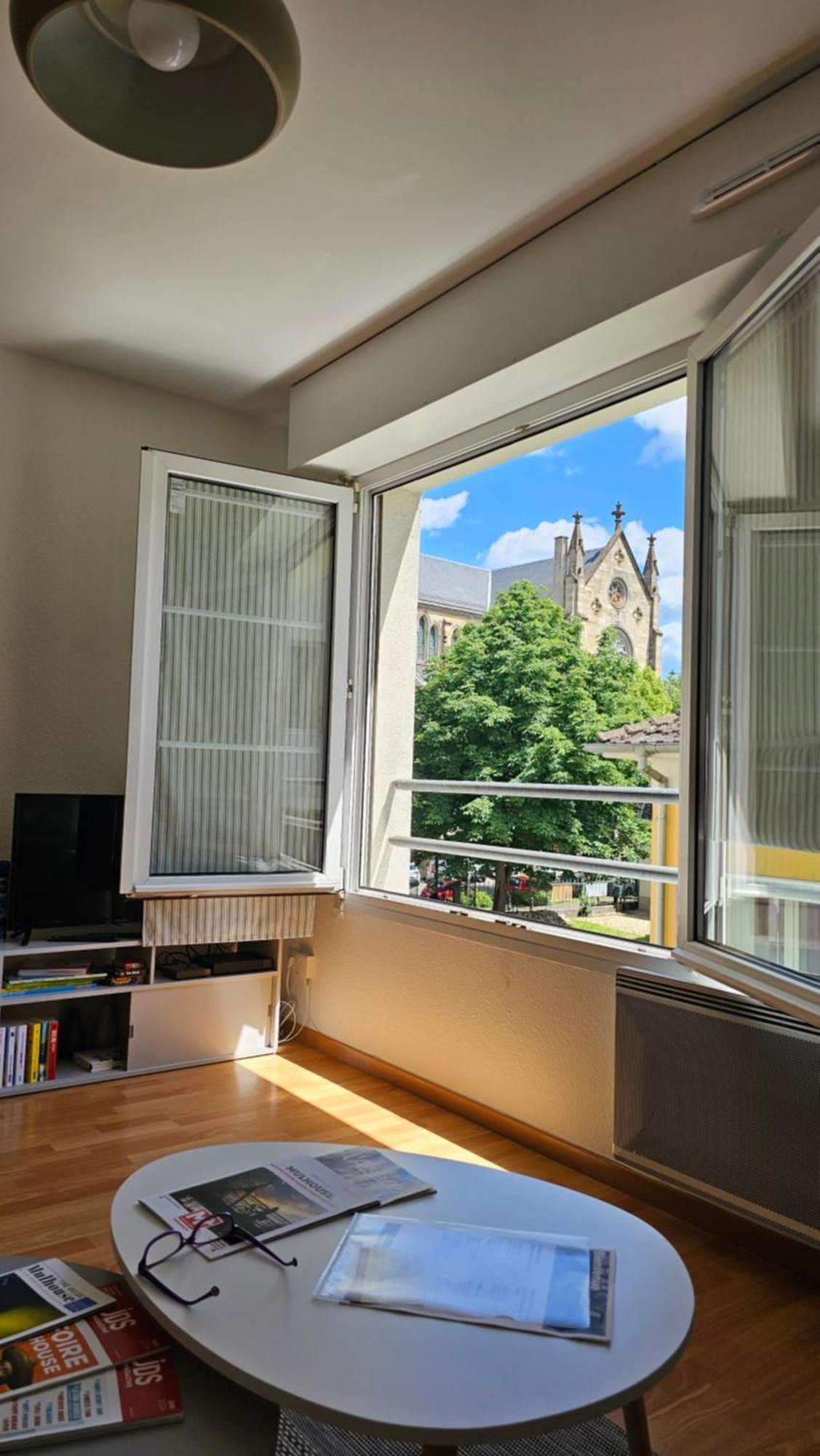 La Sinne Appartement 2 Pieces Avec Garage Mulhouse Buitenkant foto